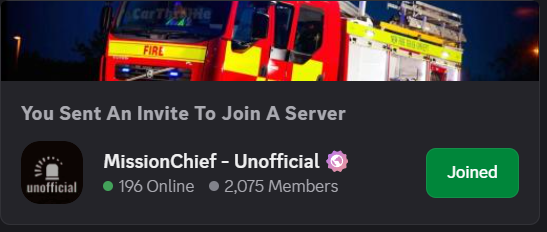 MissionChief Unofficial Discord