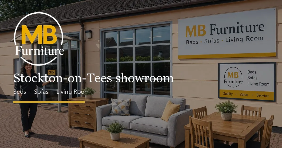 MB Furniture showroom website in Stockton-on-Tees